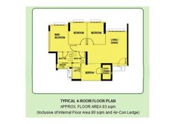 Blk 108B Eastlawn @ Canberra (Sembawang), HDB 4 Rooms #600967191